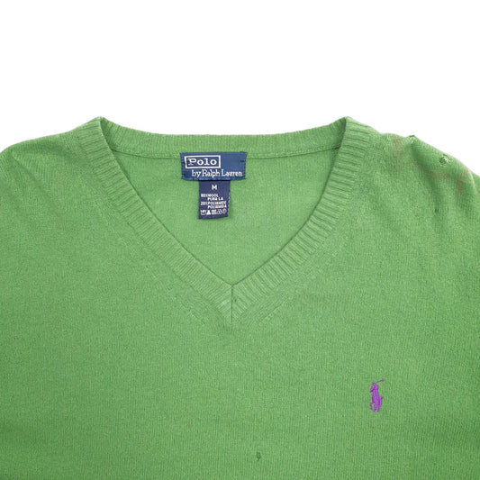 Mens Green Ralph Lauren  Crewneck Jumper