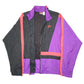 Mens Black Nike Vintage 80s Retro  Coat