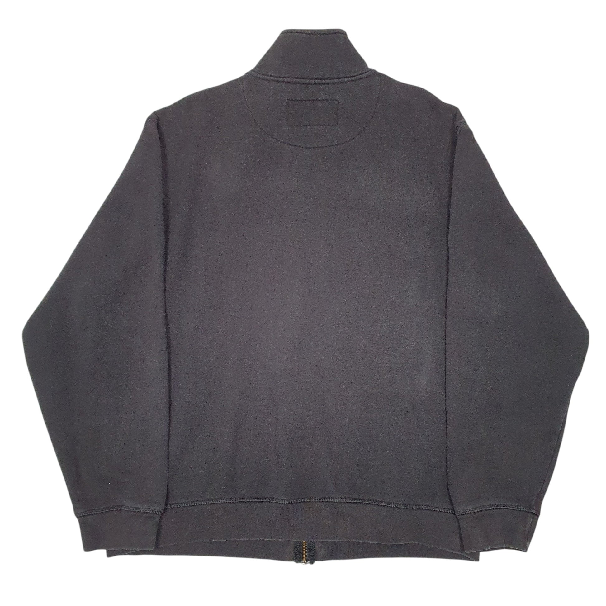 Mens Black Reebok Spellout Full Zip Jumper