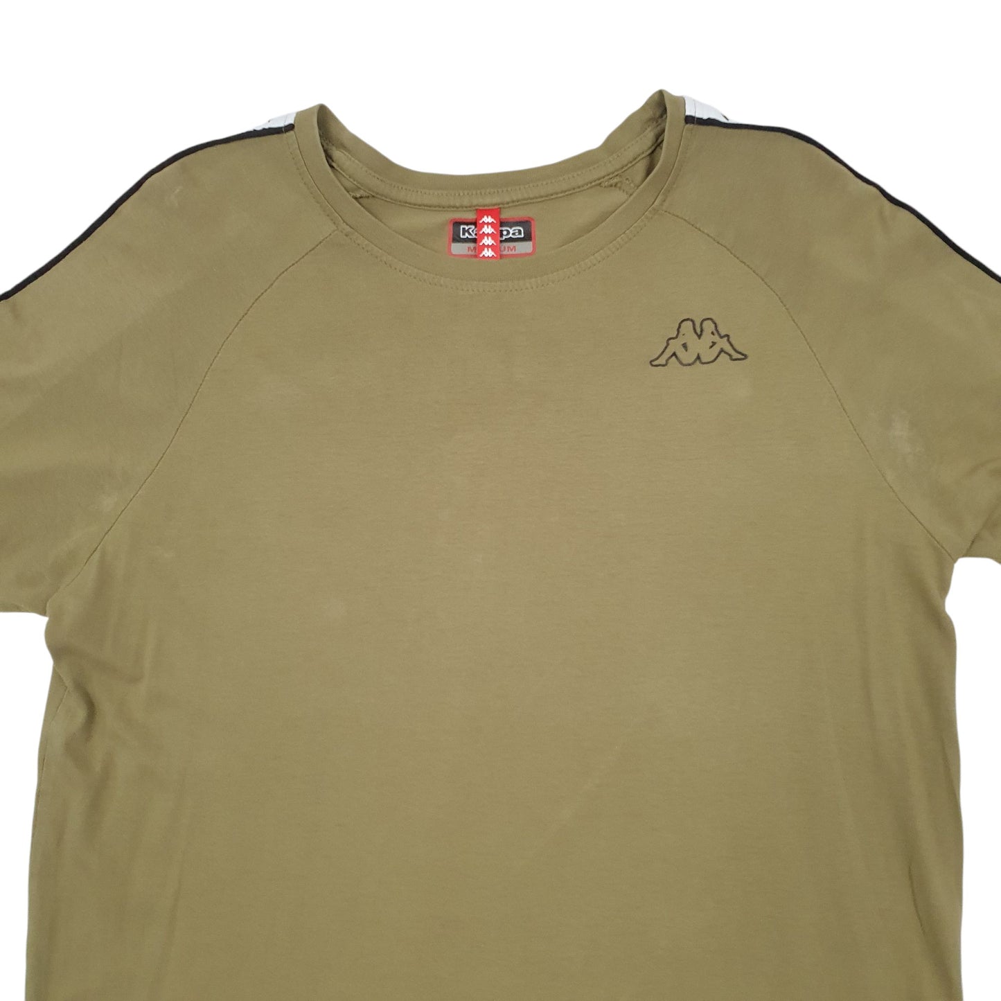 Mens Green Kappa  Short Sleeve T Shirt