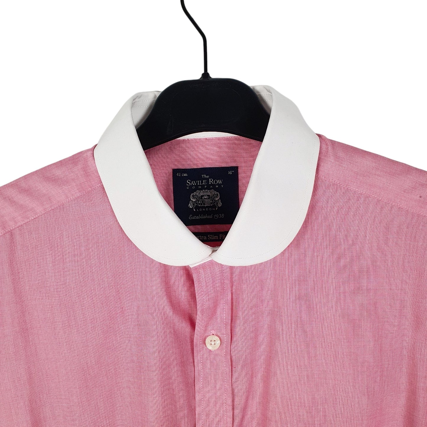 Mens Pink The Saville Row Co  Long Sleeve Shirt