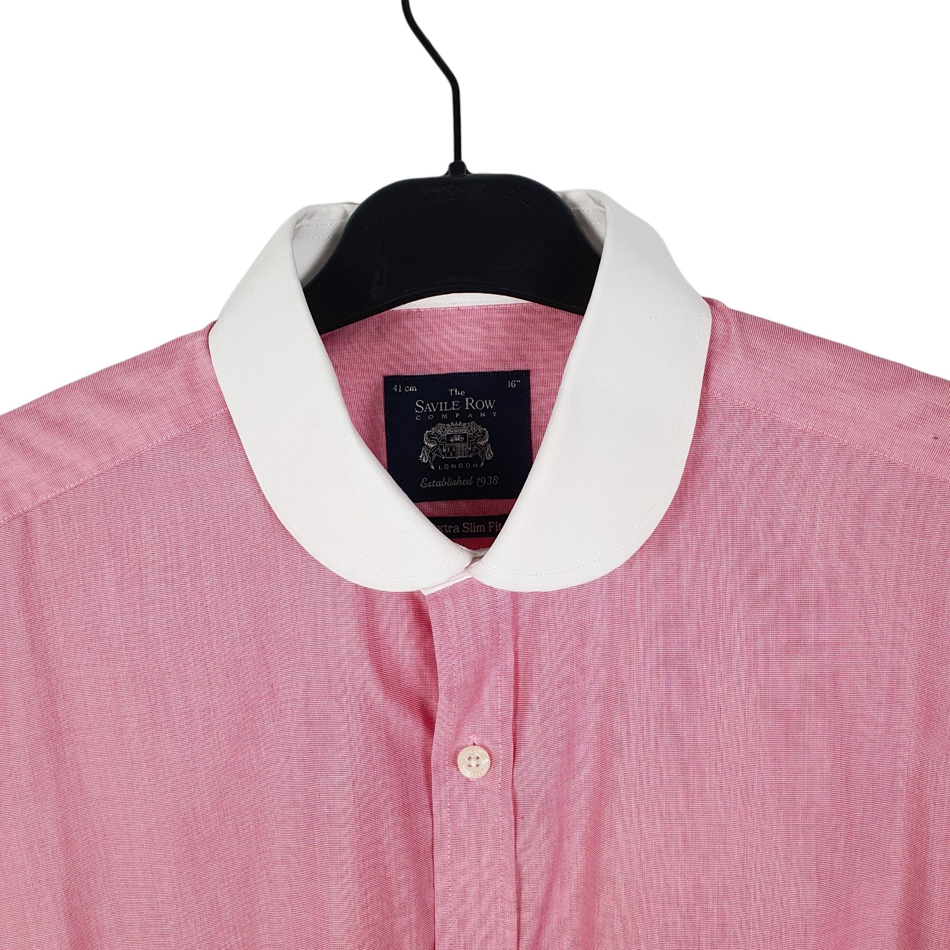Mens Pink The Saville Row Co  Long Sleeve Shirt