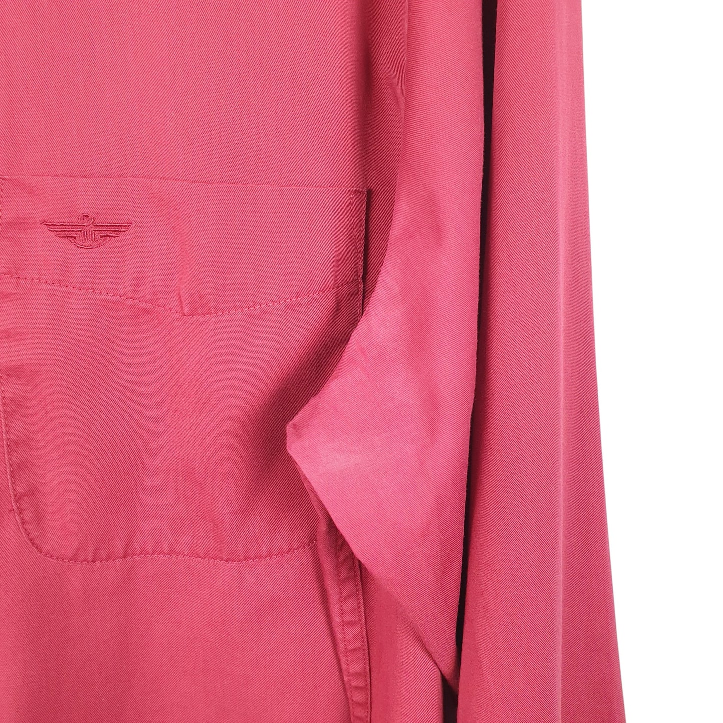 Mens Red Dockers  Long Sleeve Shirt