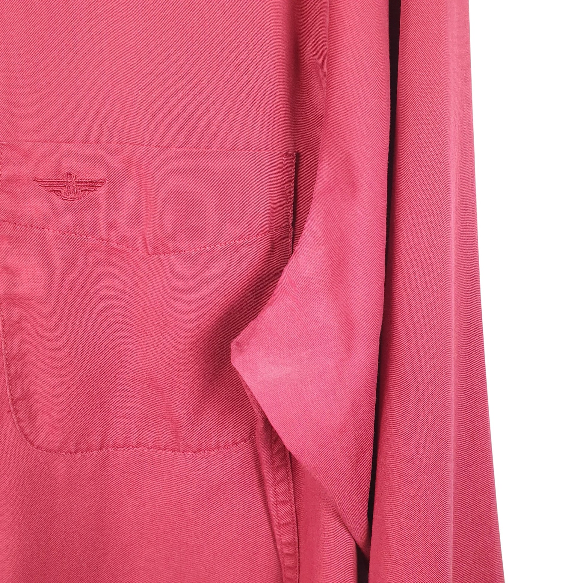 Mens Red Dockers  Long Sleeve Shirt