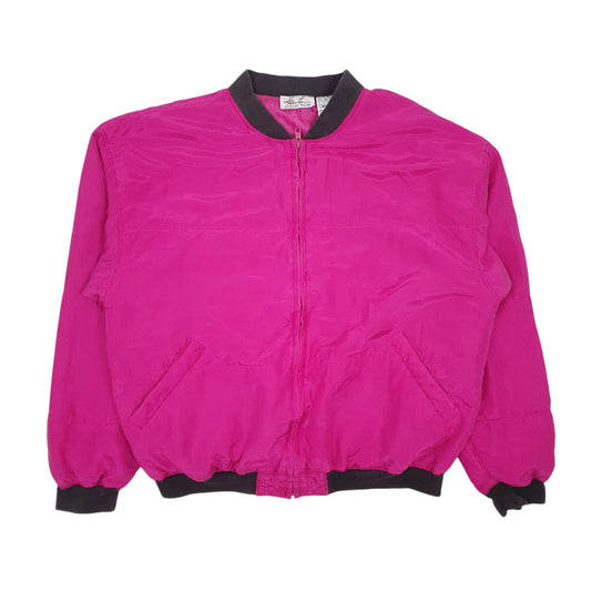 Womens Pink Unbranded Vintage Hoodie Coat