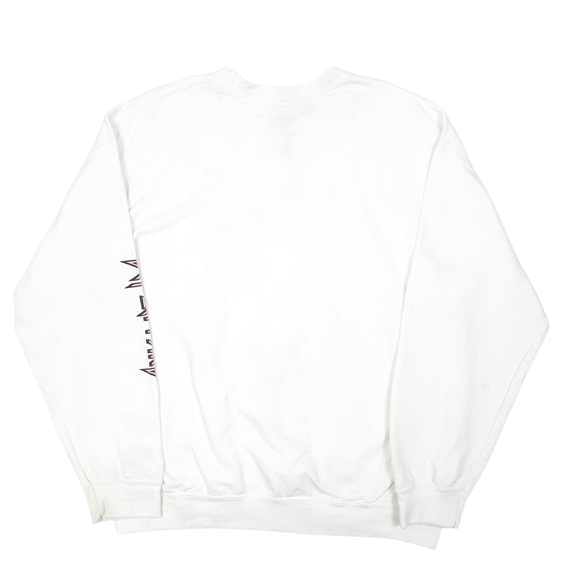 Mens White American Classics Def Leppard Spellout Crewneck Jumper