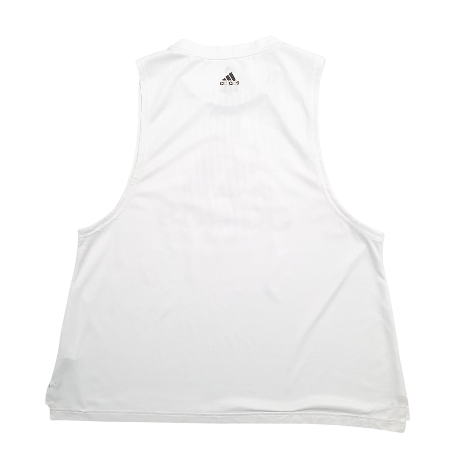 Womens White Adidas  Short Sleeve T Shirt