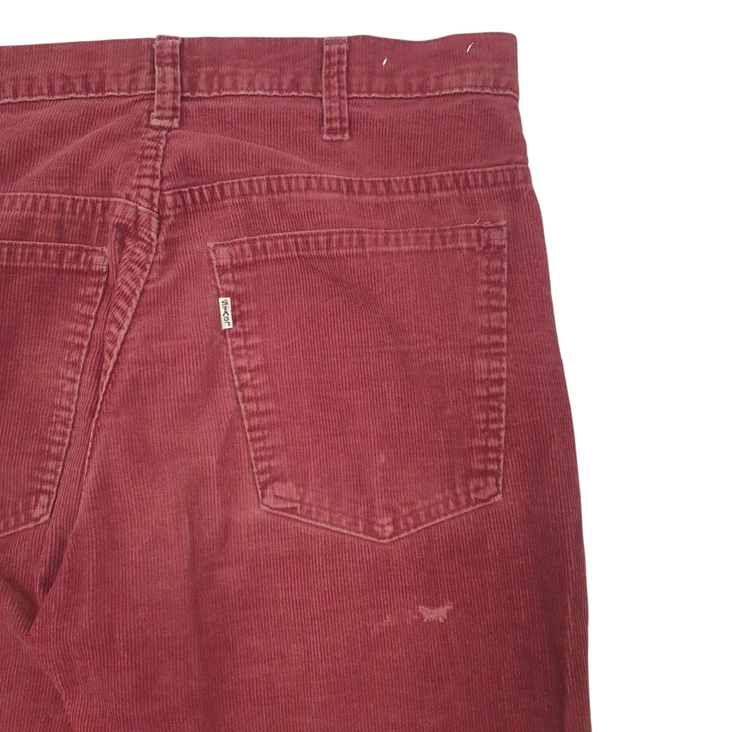 Mens Burgundy Levis  Corduroy Trousers