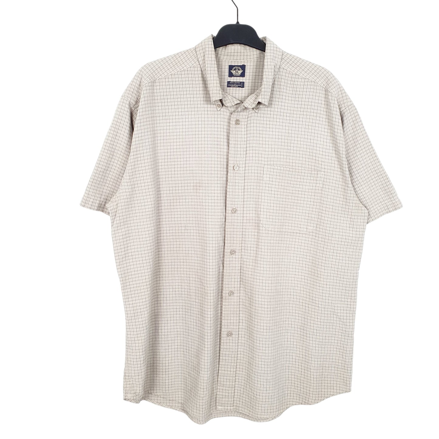 Mens Beige Dockers LS & CO Short Sleeve Shirt