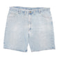 Mens Blue Wrangler Denim Jeans Jorts Relaxed Baggy Denim Shorts