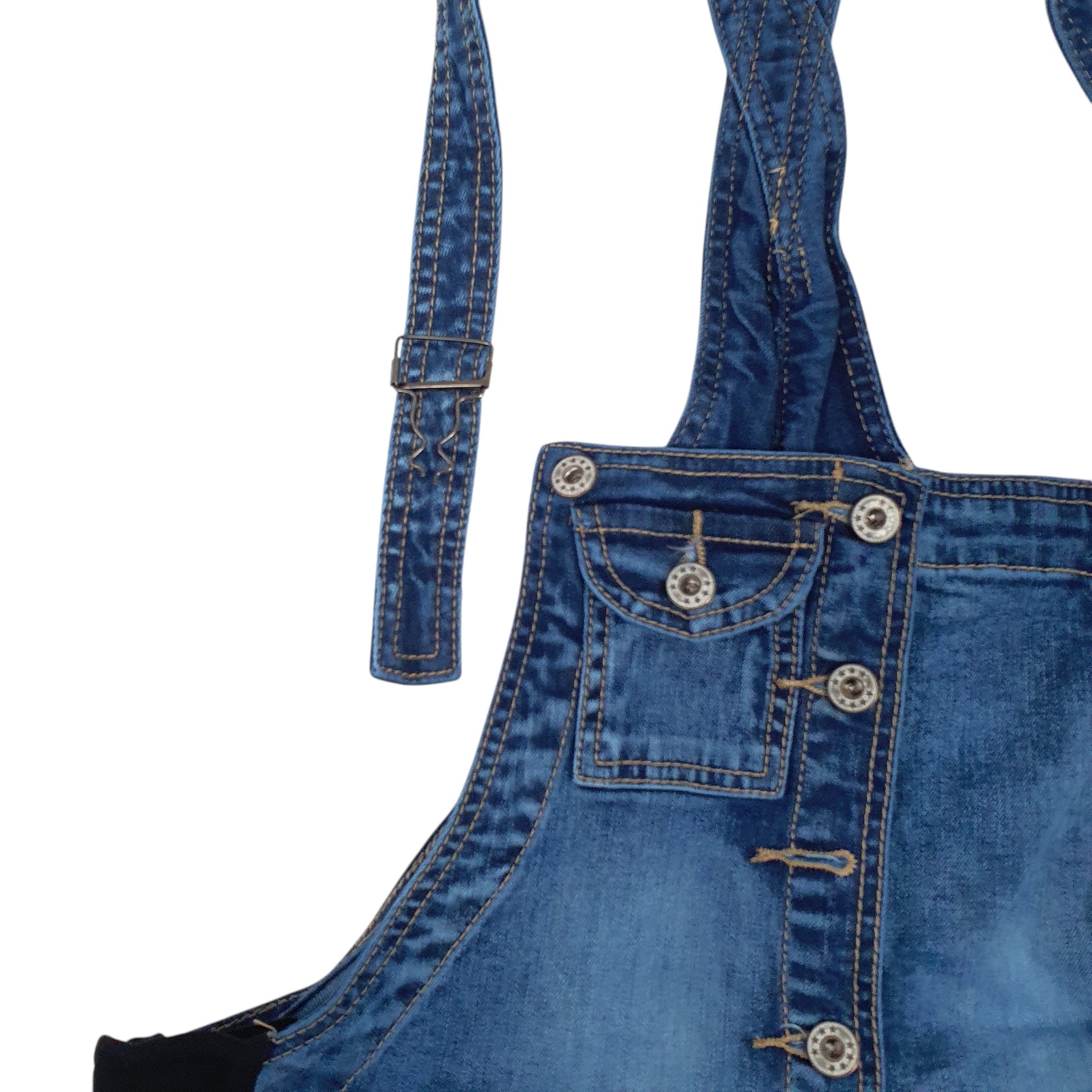 Womens Blue Unbranded  Dungaree Trousers