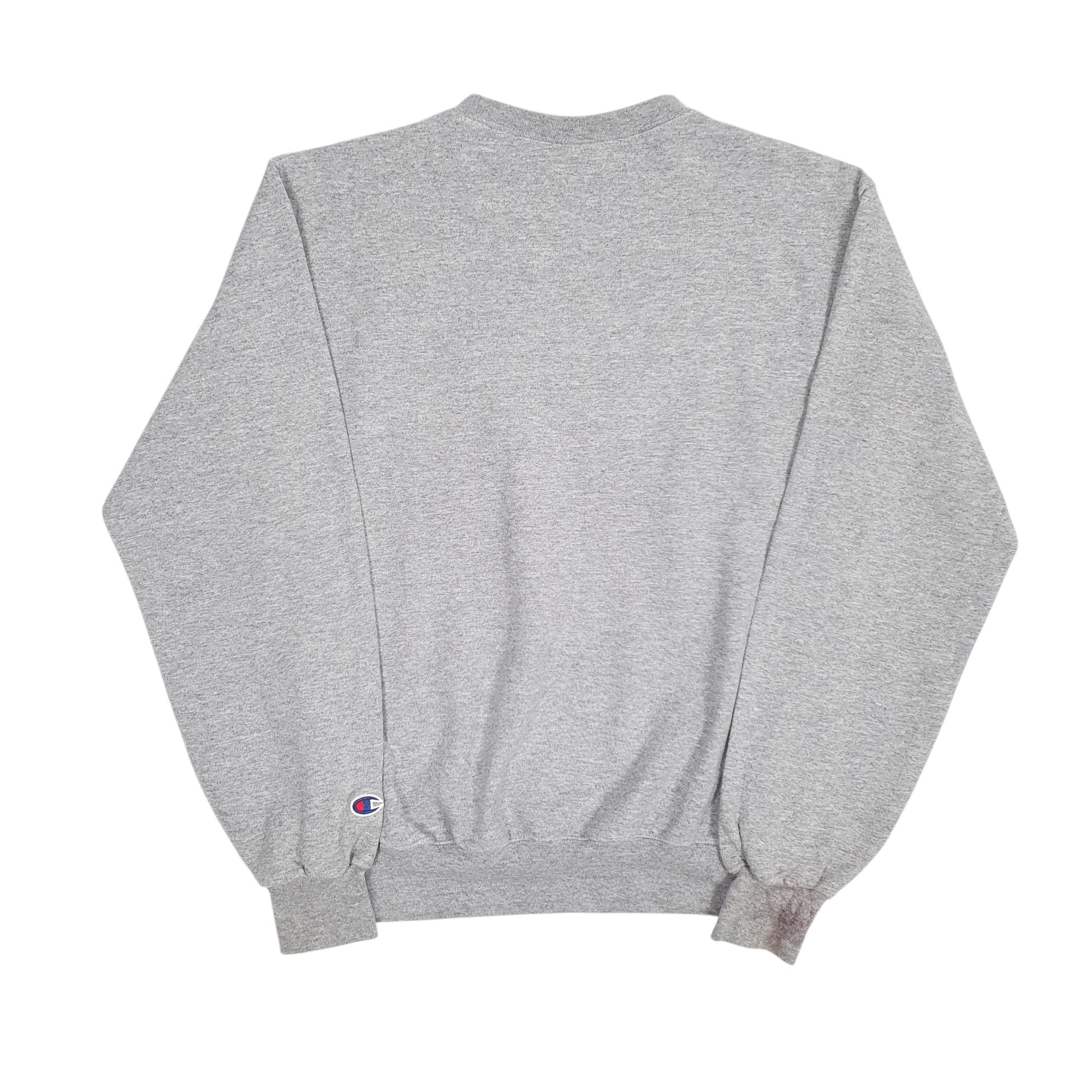 Womens Grey Chanpion Carthage Crewneck Jumper