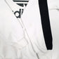 Mens White Adidas  Crewneck Jumper