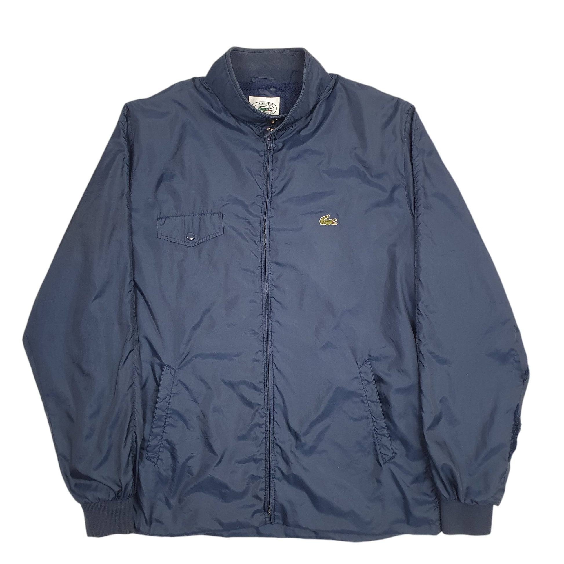 Mens Navy Lacoste  Full Zip Coat
