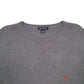 Mens Grey Nautica Knit Crewneck Jumper