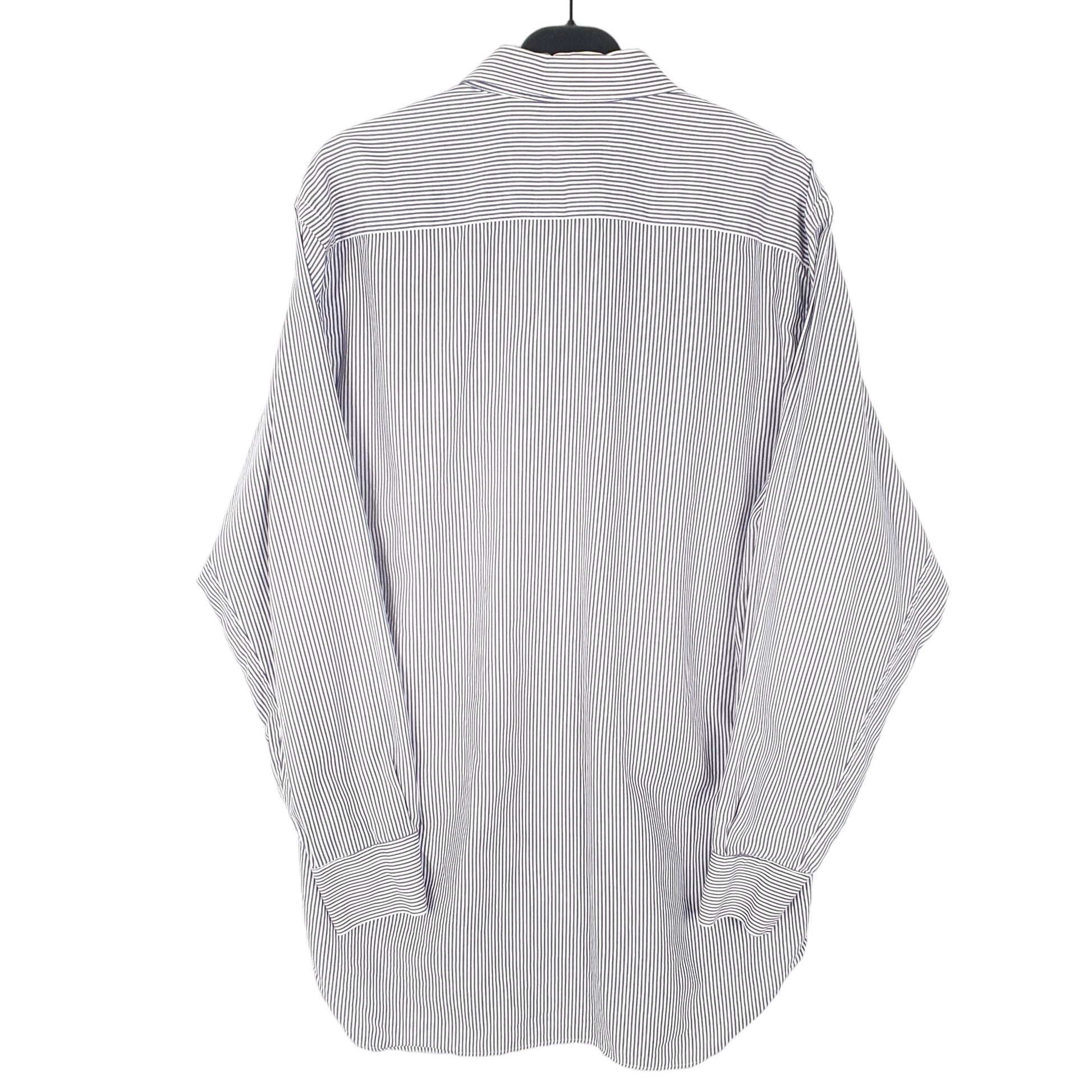 Mens White Salvatore Ferragamo  Long Sleeve Shirt