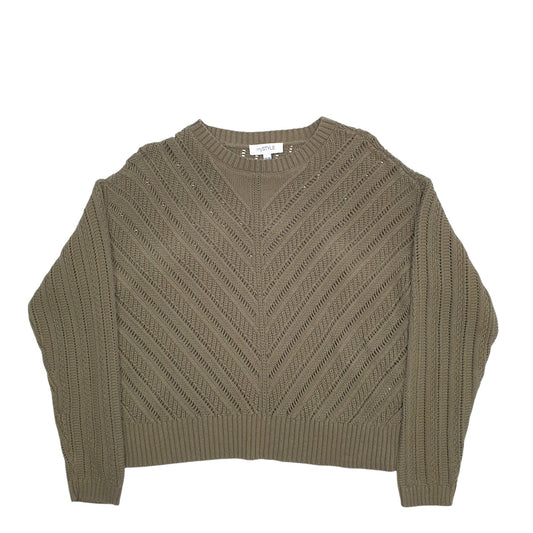 Mens Khaki My Style  Crewneck Jumper
