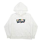 Womens White Levis Floral Hoodie Jumper