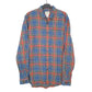 Mens Blue L.L.Bean Flannel Overshirt Long Sleeve Shirt