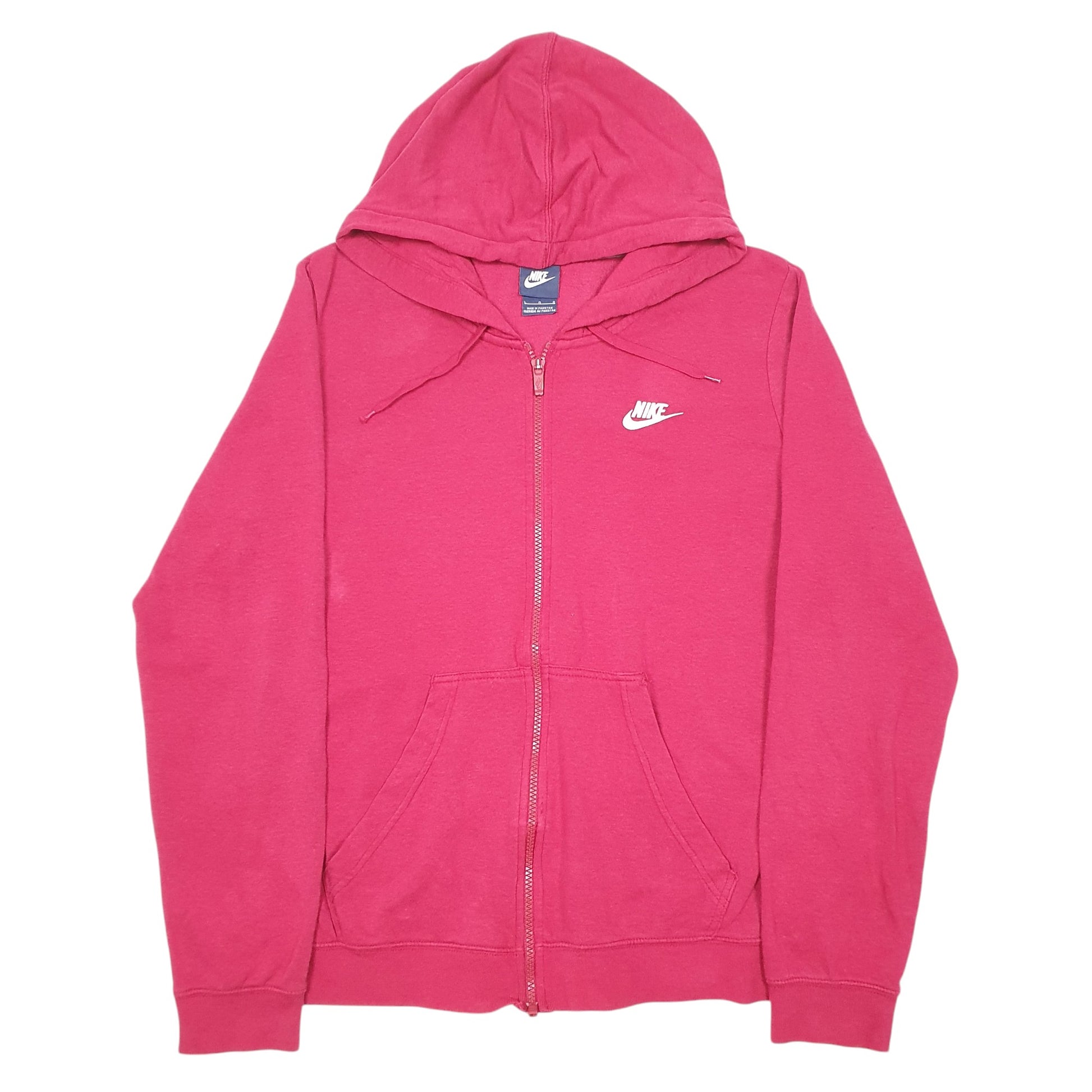 Womens Nike Burgundy Full Zip Hoodie Jumper L – Bundl Clothing
