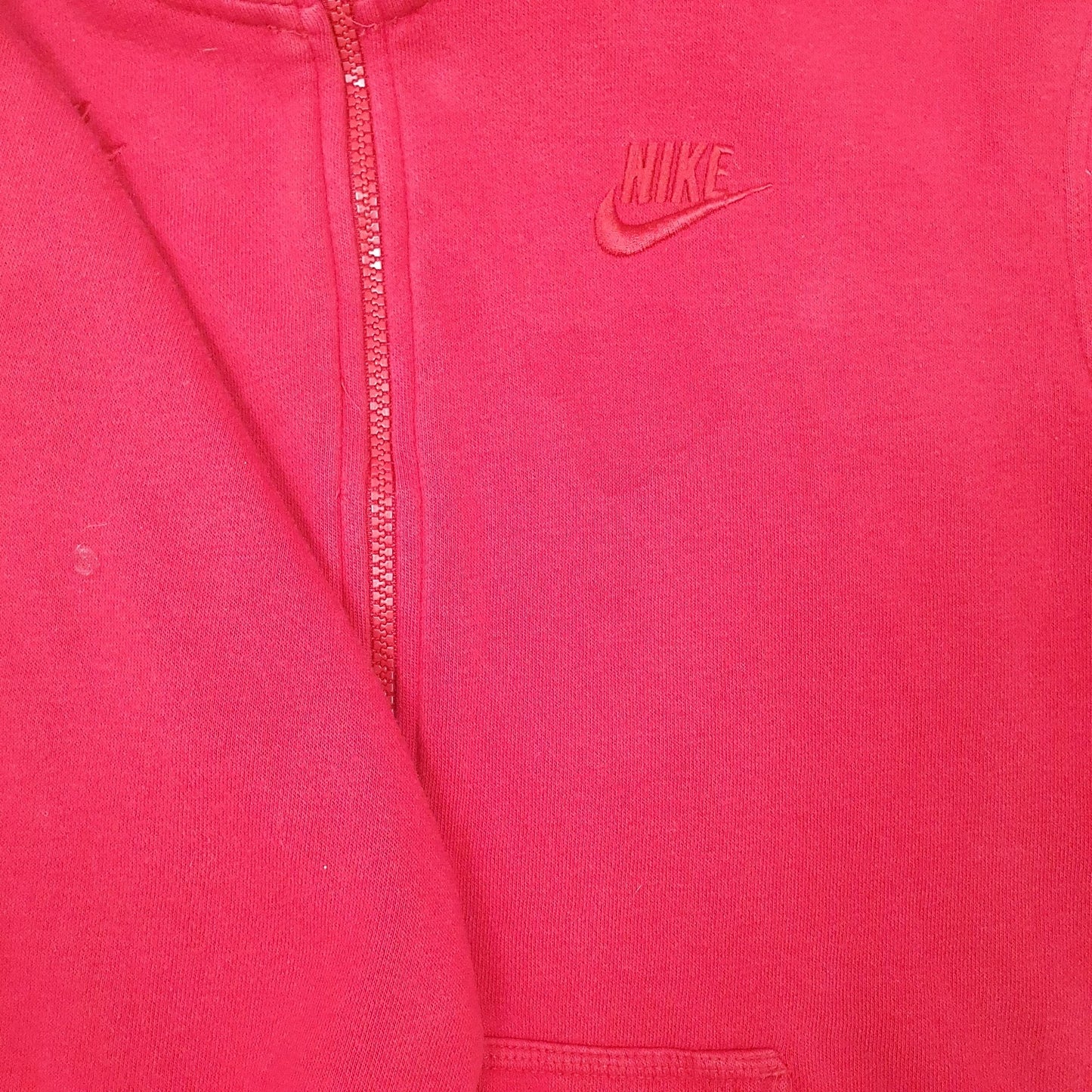 Mens Red Nike  Full Zip Jumper