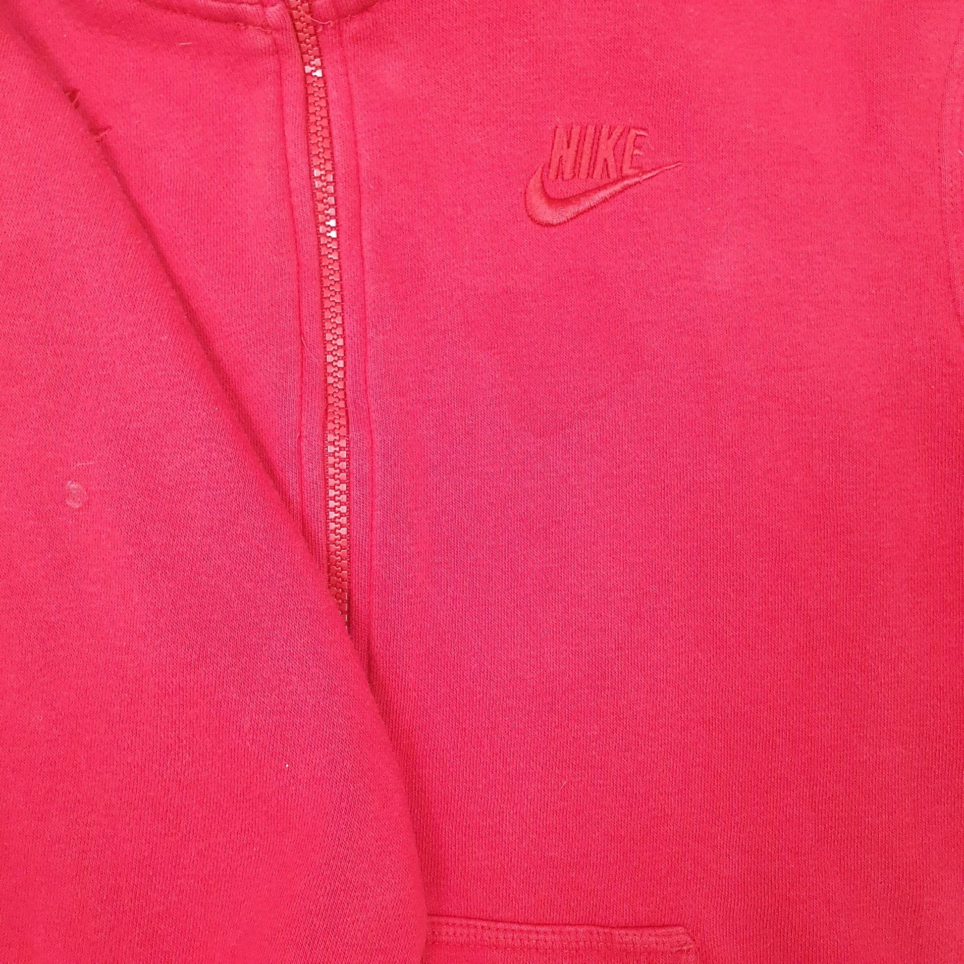Mens Red Nike  Full Zip Jumper