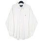 Mens White Polo Ralph Lauren Oxford Long Sleeve Shirt