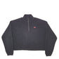 Womens Black Levis  Quarter Zip Jumper
