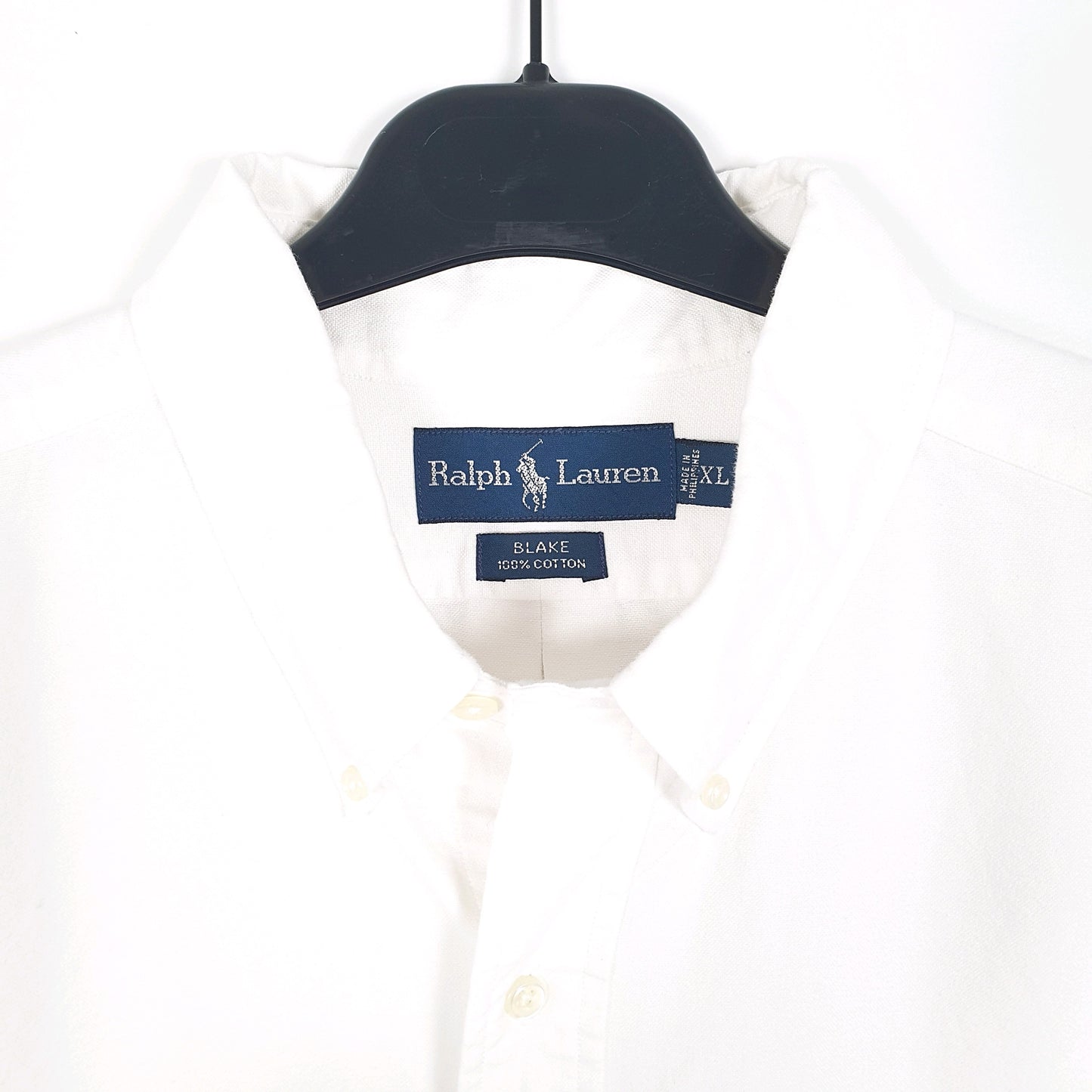 Mens White Ralph Lauren Oxford Short Sleeve Shirt