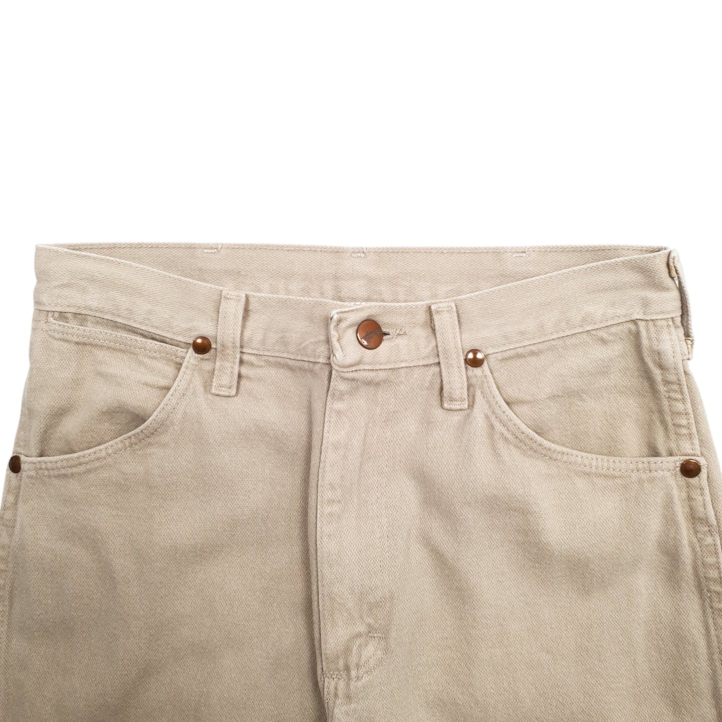 Mens Beige Wrangler  Casual JeansW28 L34