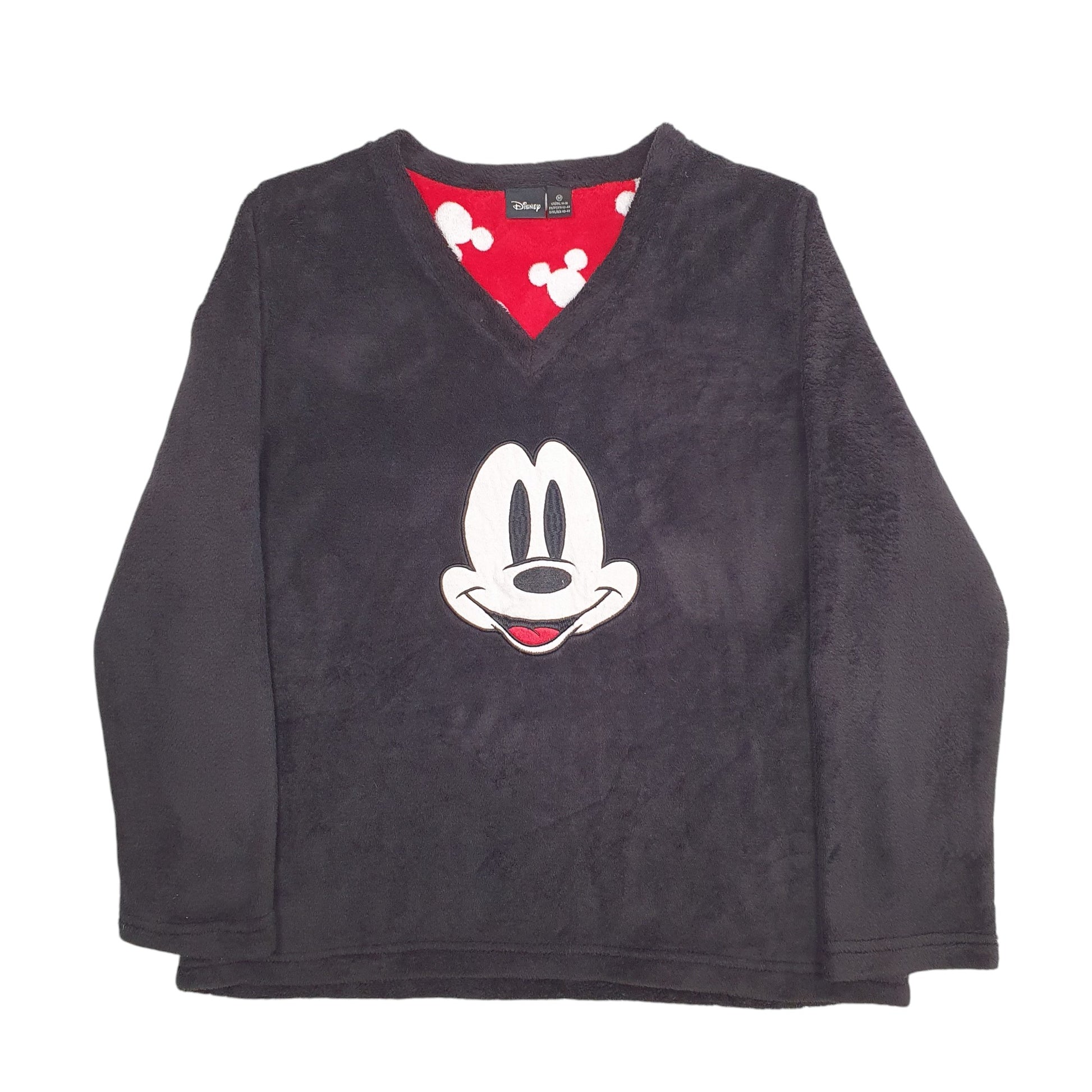 Womens Black Disney Minnie Mouse Crewneck Jumper