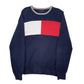 Mens Navy Tommy Hilfiger  Crewneck Jumper