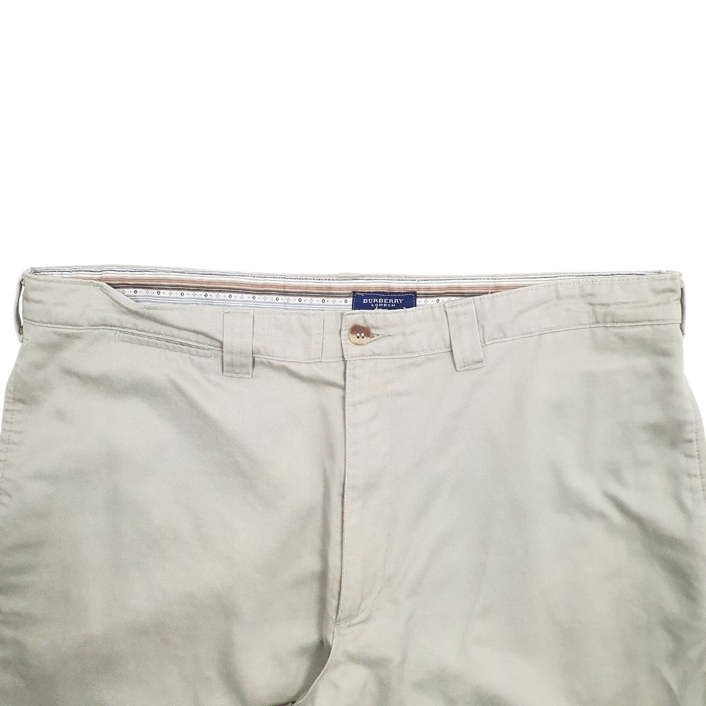 Mens Grey Burberry  Chino Trousers