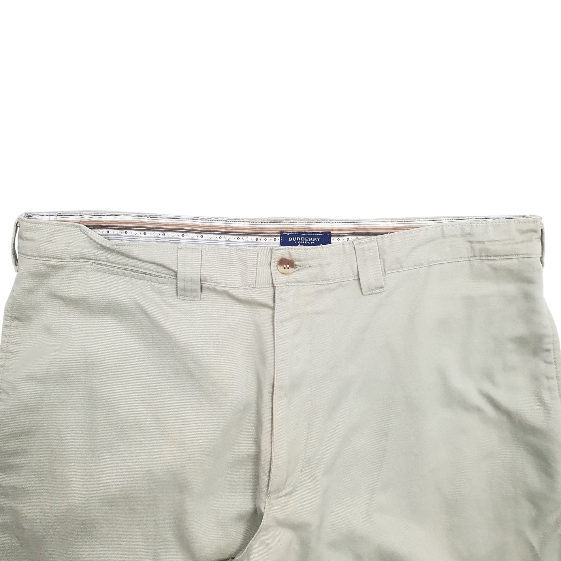 Mens Grey Burberry  Chino Trousers