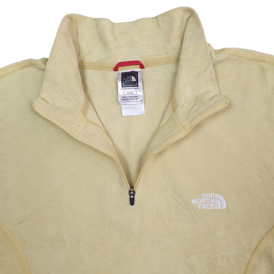 Womens Yellow The North Face Lightweight Quarter Zip Jumper