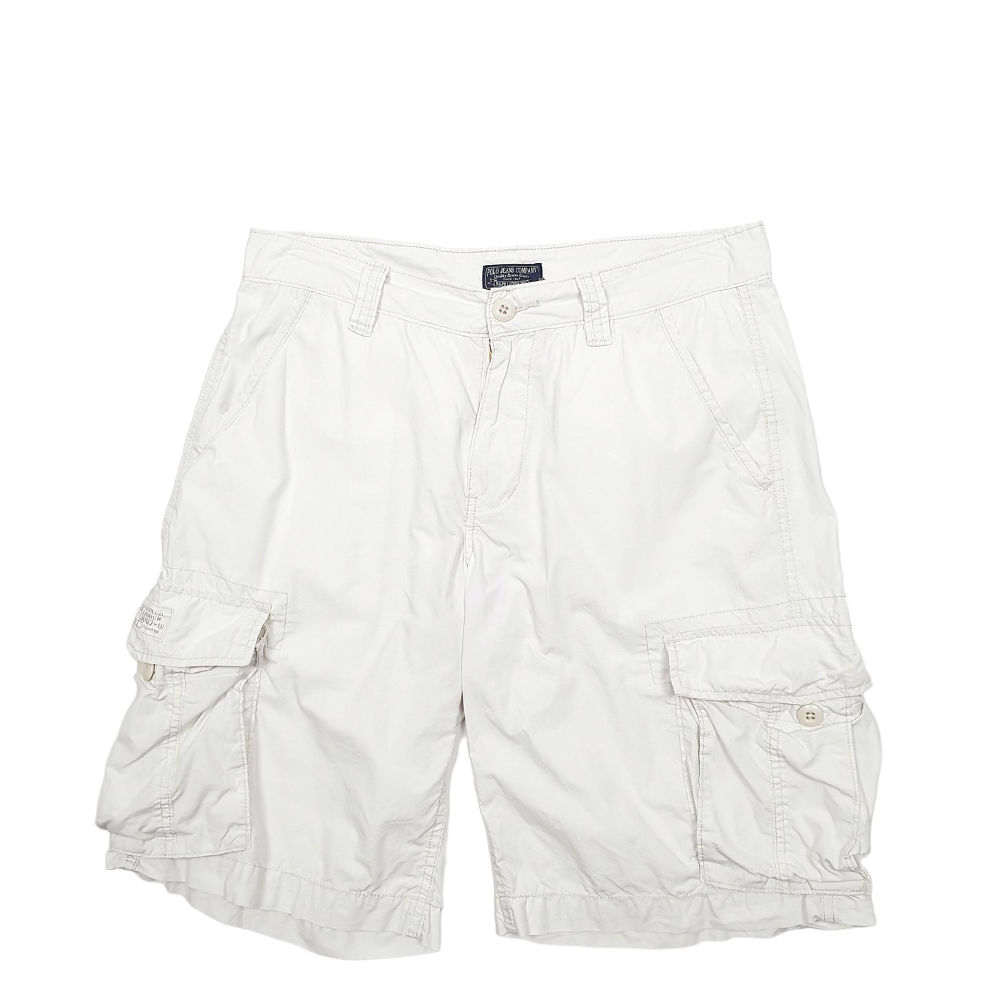 Mens White Polo Ralph Lauren  Cargo Shorts