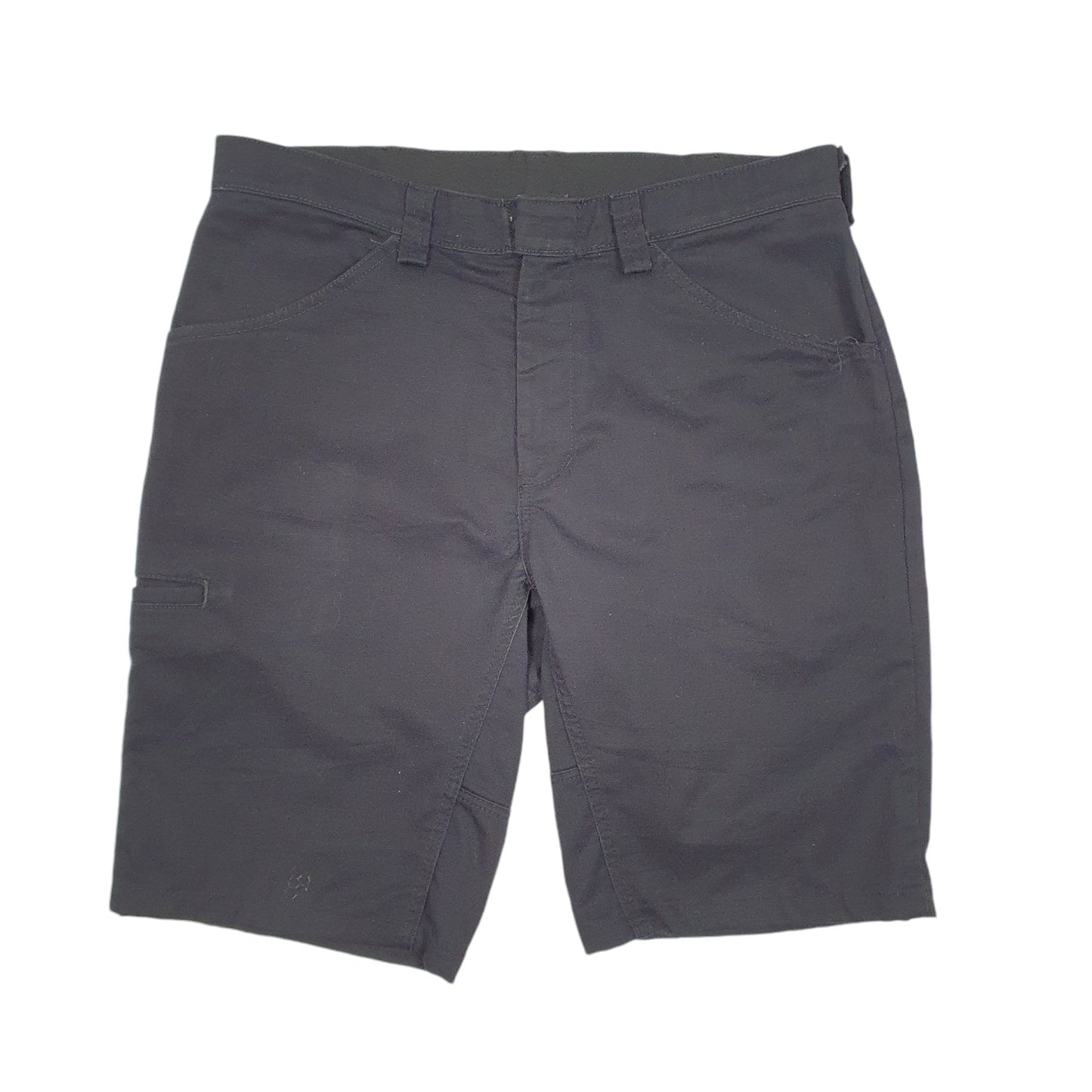 Mens Black Red Kap Workwear USA Ripstop Chino Shorts