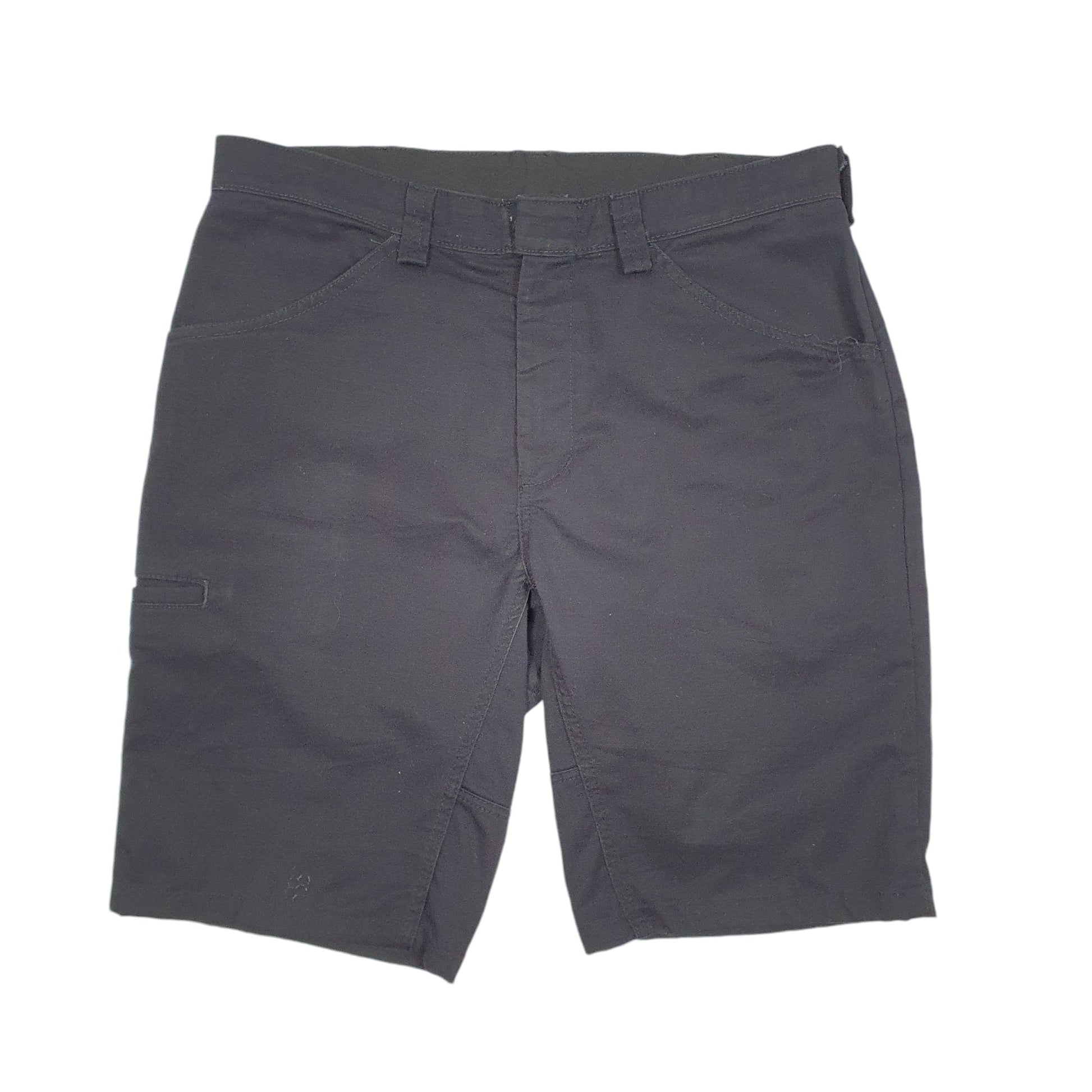 Mens Black Red Kap Workwear USA Ripstop Chino Shorts