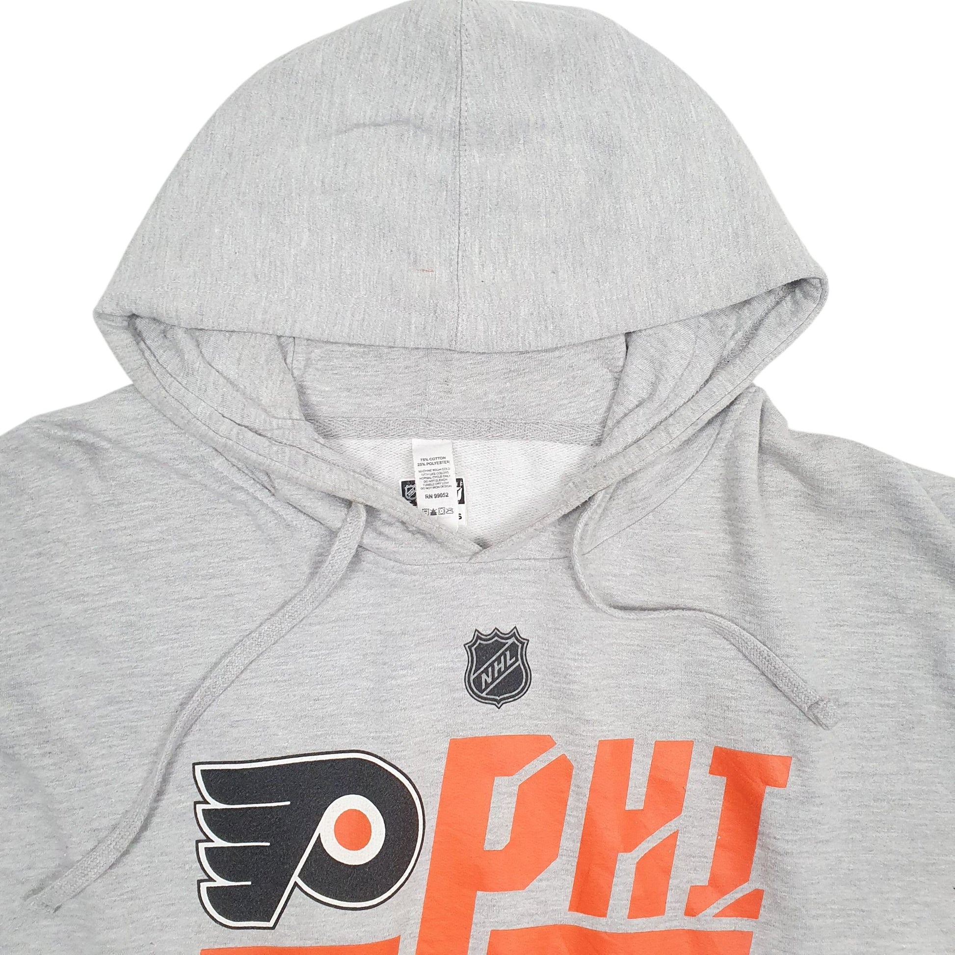 Mens Grey NHL Philadelphia Flyers Hoodie Jumper