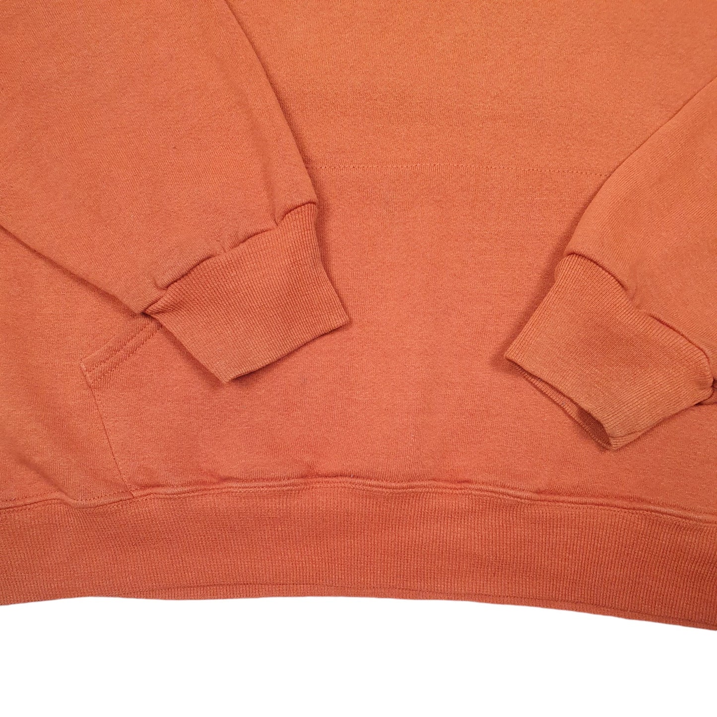 Mens Orange Russell Athletic Texas Longhorns American Football University USA Hooded Jumper