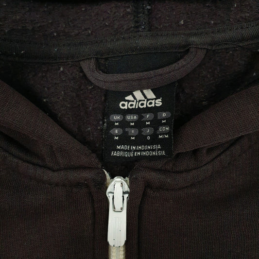 Mens Black Adidas  Full Zip Jumper