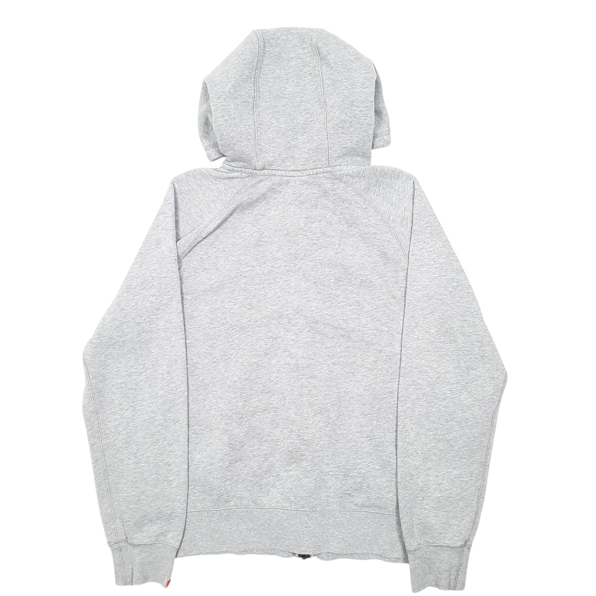 Mens Grey Nike Hoodie Full Zip Jumper