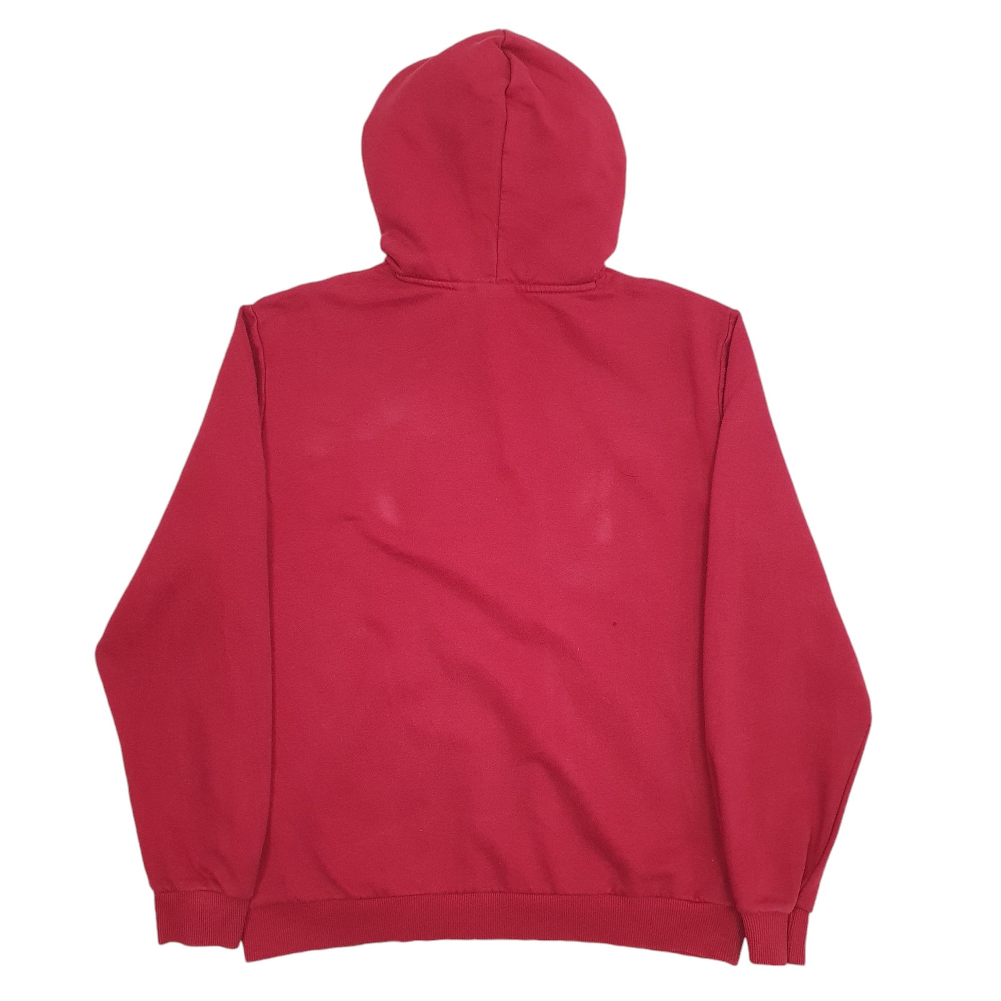Mens Red Puma Spellout Hoodie Jumper