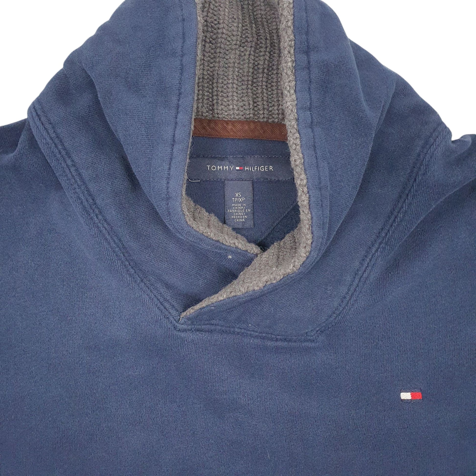 Mens Navy Tommy Hilfiger  Shoal Neck Jumper