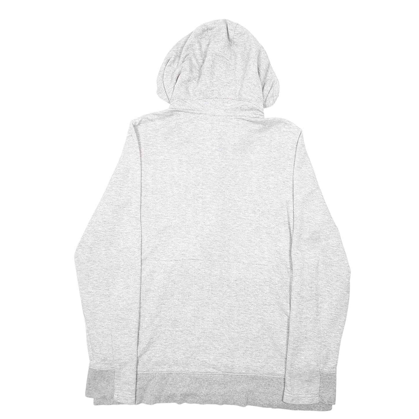 Womens Grey Adidas Gym Workout Half Zip Hoodie Jumper