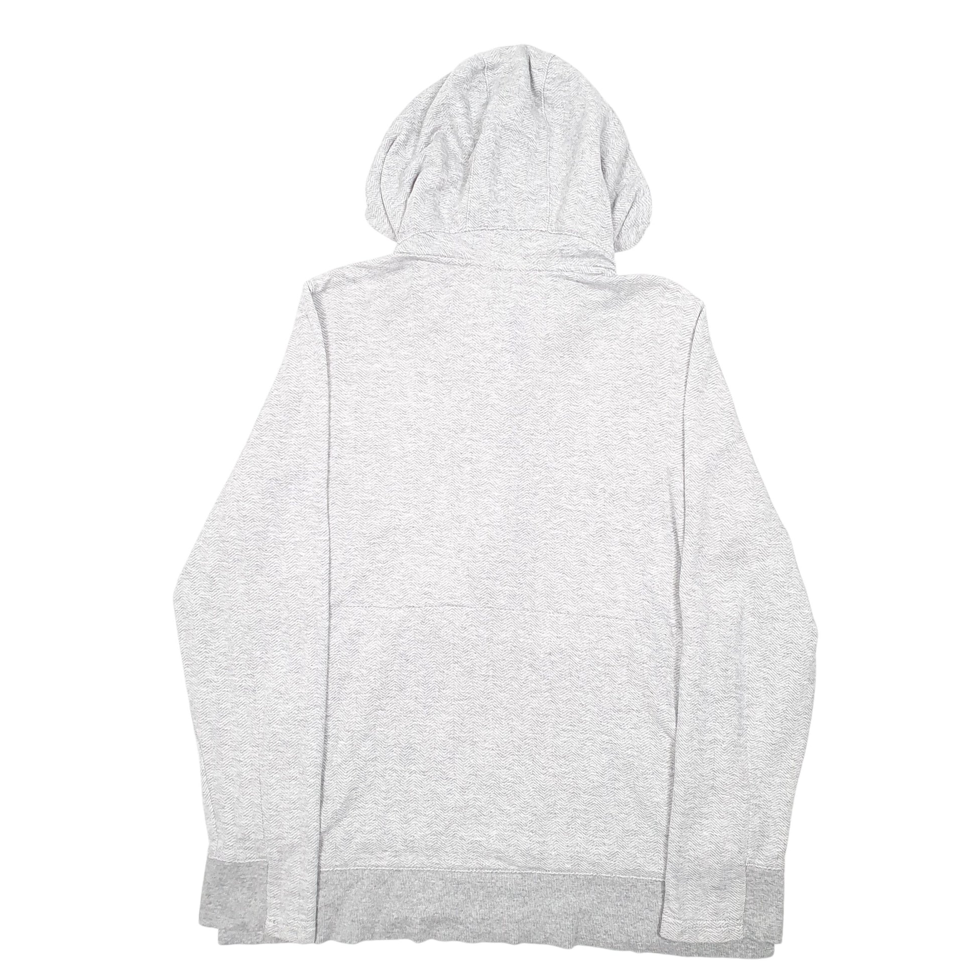 Womens Grey Adidas Gym Workout Half Zip Hoodie Jumper