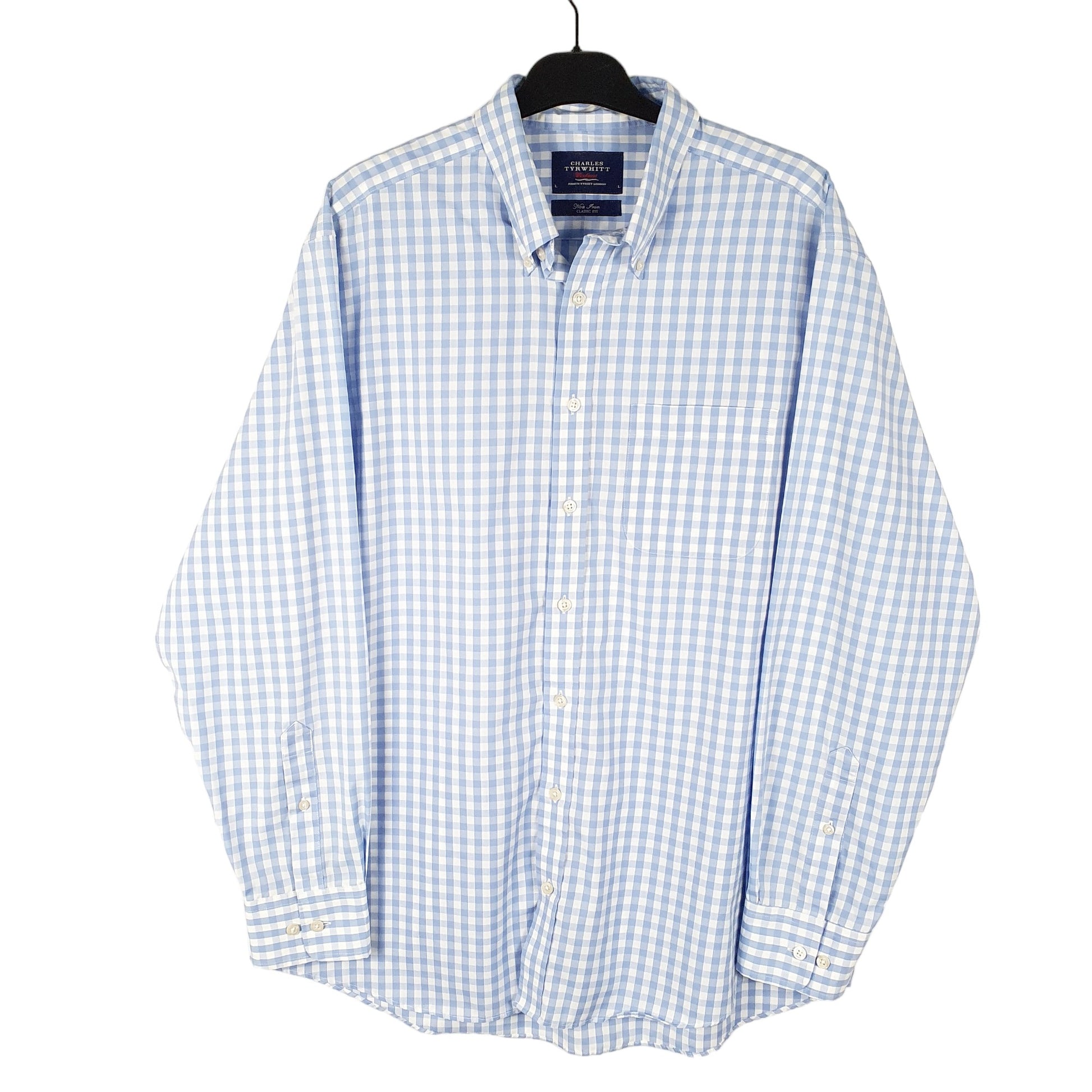 Mens Blue Charles Tyrwhitt  Long Sleeve Shirt