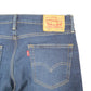 Mens Blue Levis Denim Jeans Jorts 511 Slim Denim Shorts