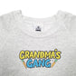 Mens Grey Lee Grandma's Gang Vintage 90's Made In USA Crewneck Jumper