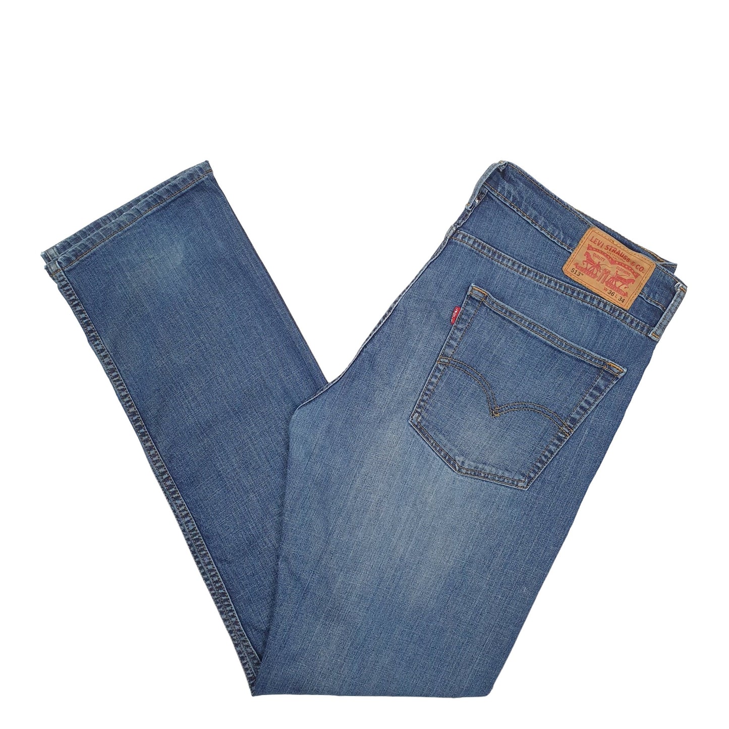 Mens Blue Levis  513 JeansW36 L34
